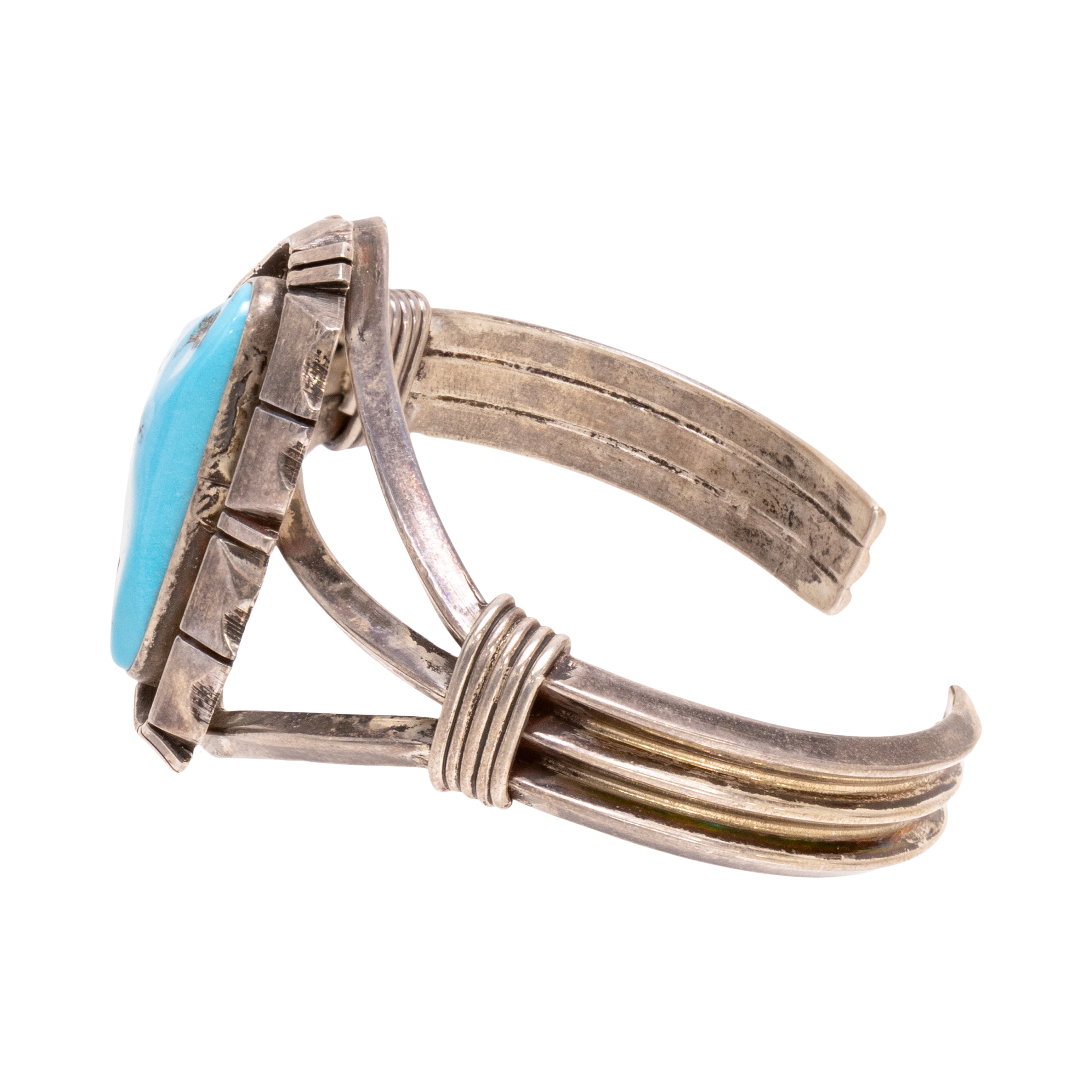 Navajo Cerrillos Turquoise Bracelet