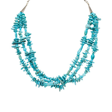 Navajo Beaded Turquoise Necklace, Jewelry, Necklace, Native