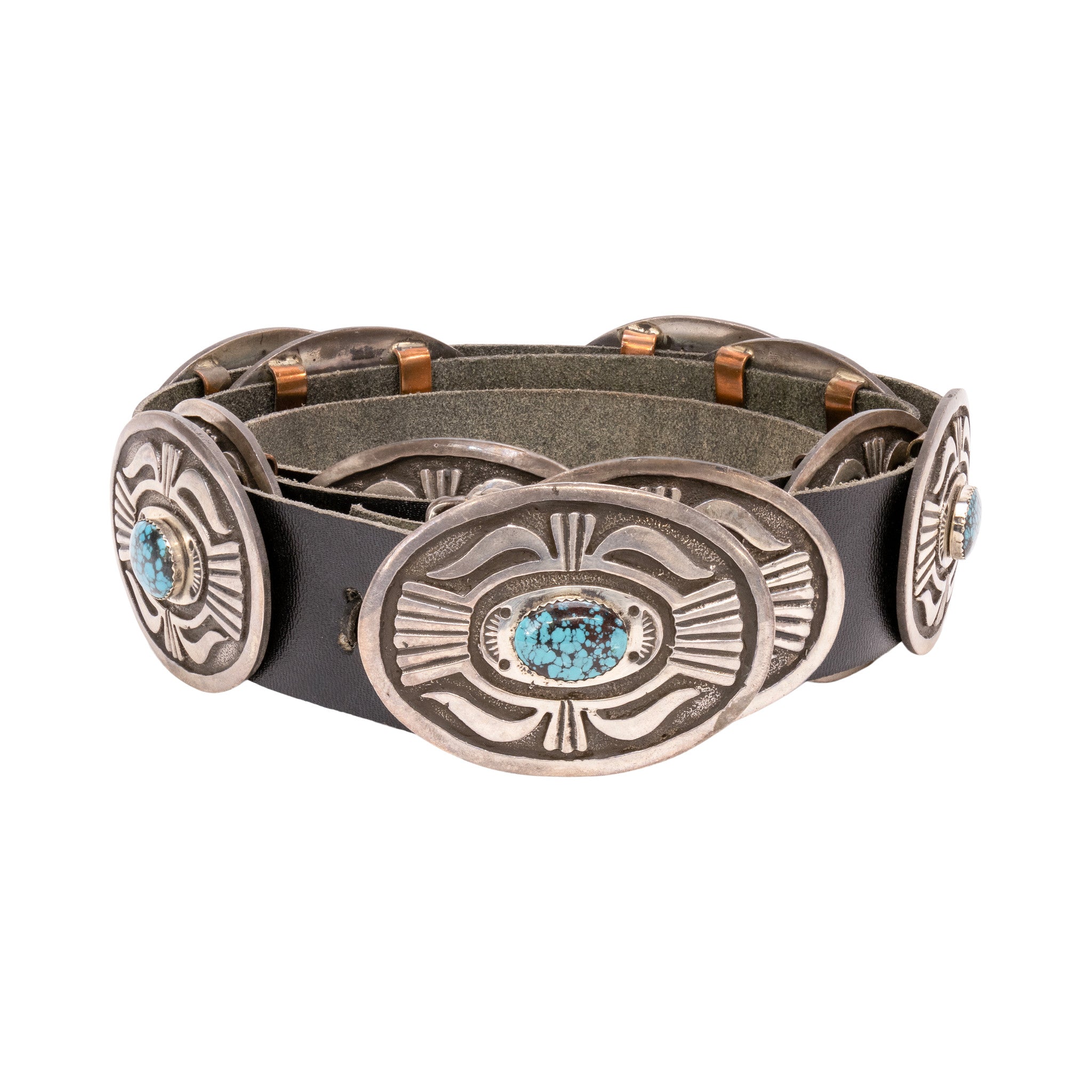Navajo Turquoise Concho Belt
