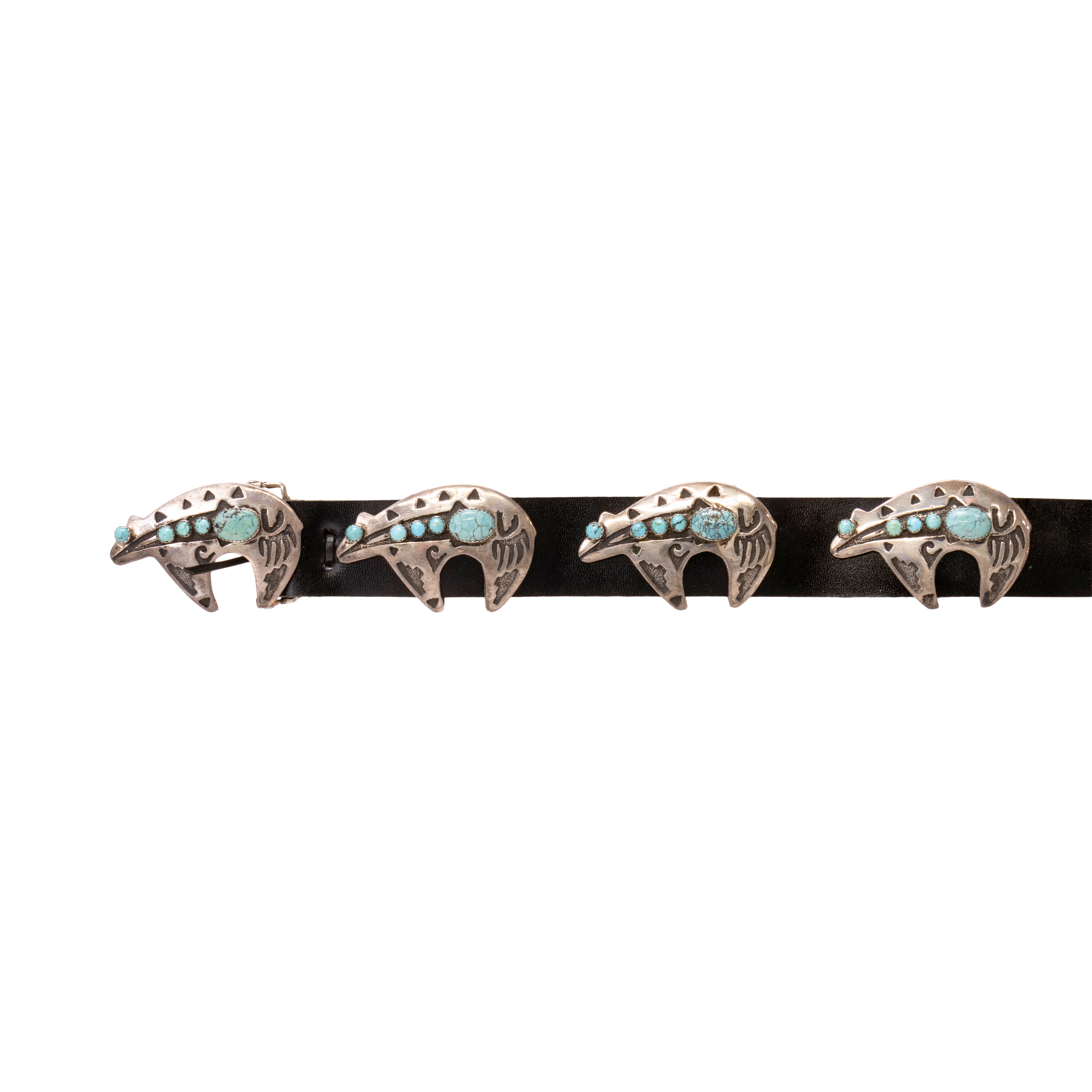 Navajo Turquoise Concho Belt