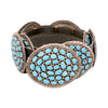 Navajo Silver and Turquoise Concho Belt
