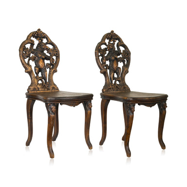 Pair of Black Forest Chairs, Furnishings, Black Forest, Chair