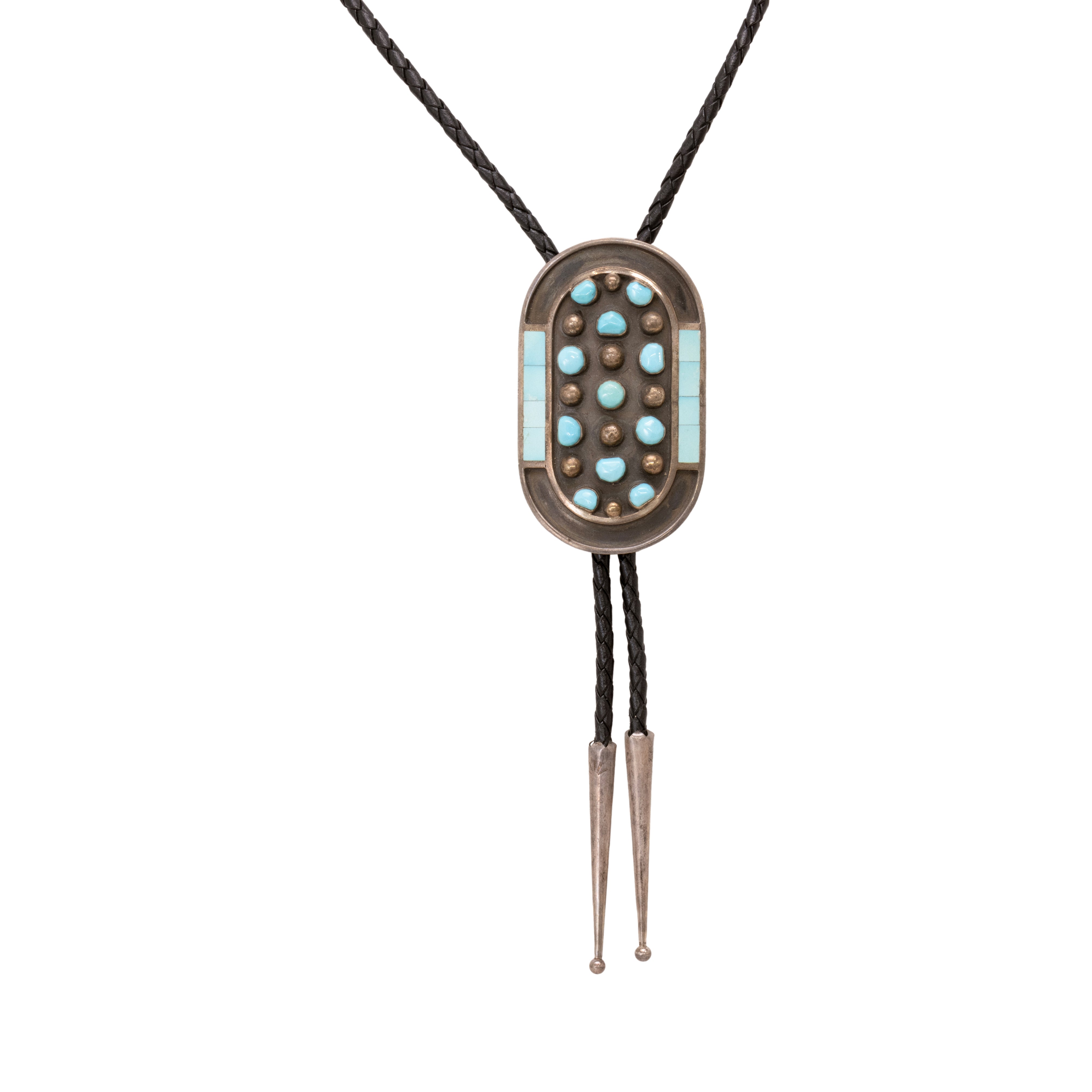 Zuni Turquoise Bolo and Buckle Set