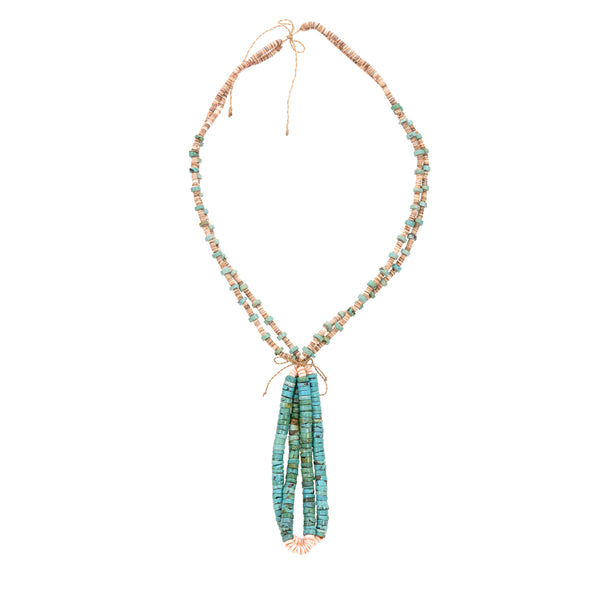 Navajo Turquoise Jacla Necklace, Jewelry, Necklace, Native