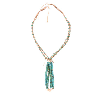 Navajo Turquoise Jacla Necklace, Jewelry, Necklace, Native