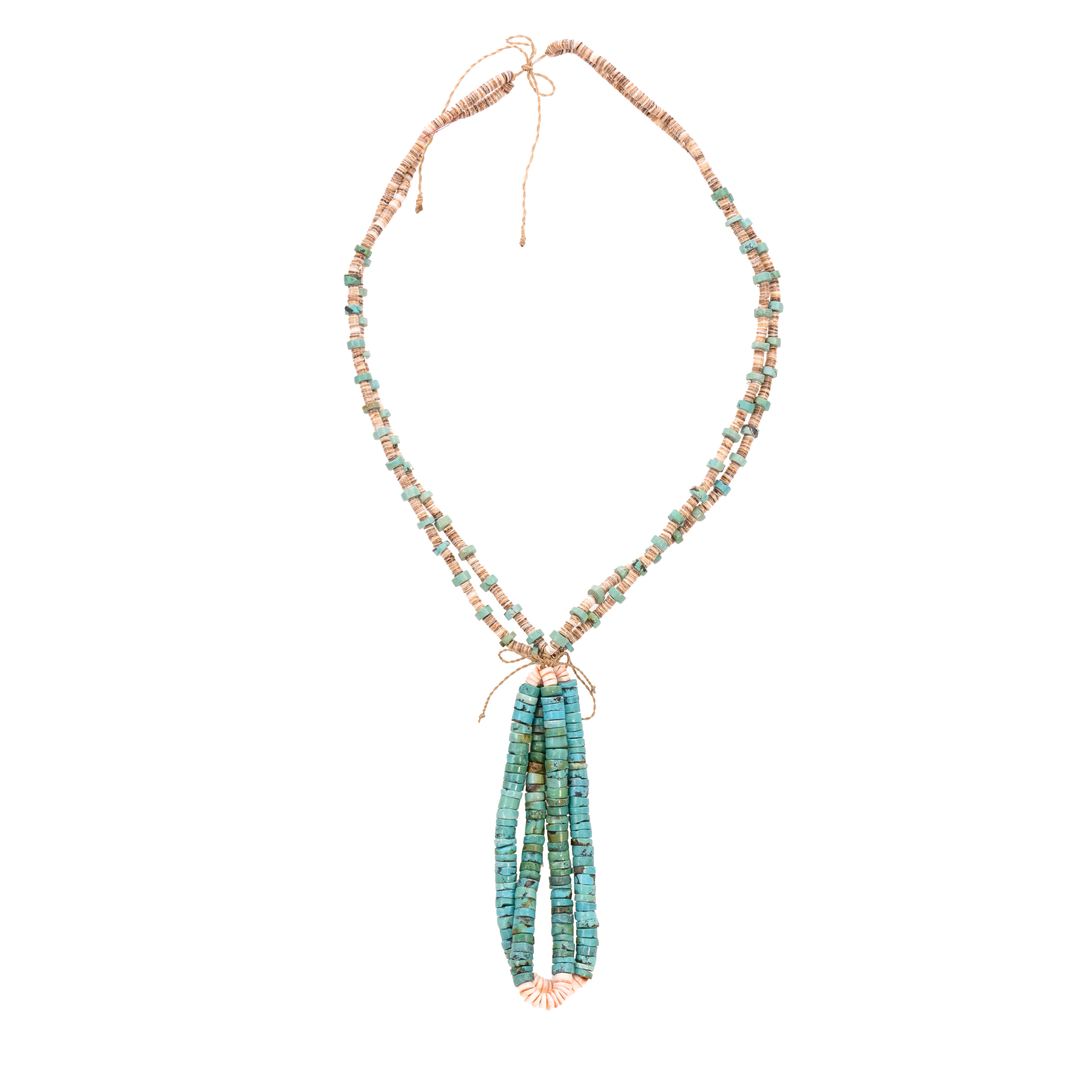 Navajo Turquoise Jacla Necklace, Jewelry, Necklace, Native