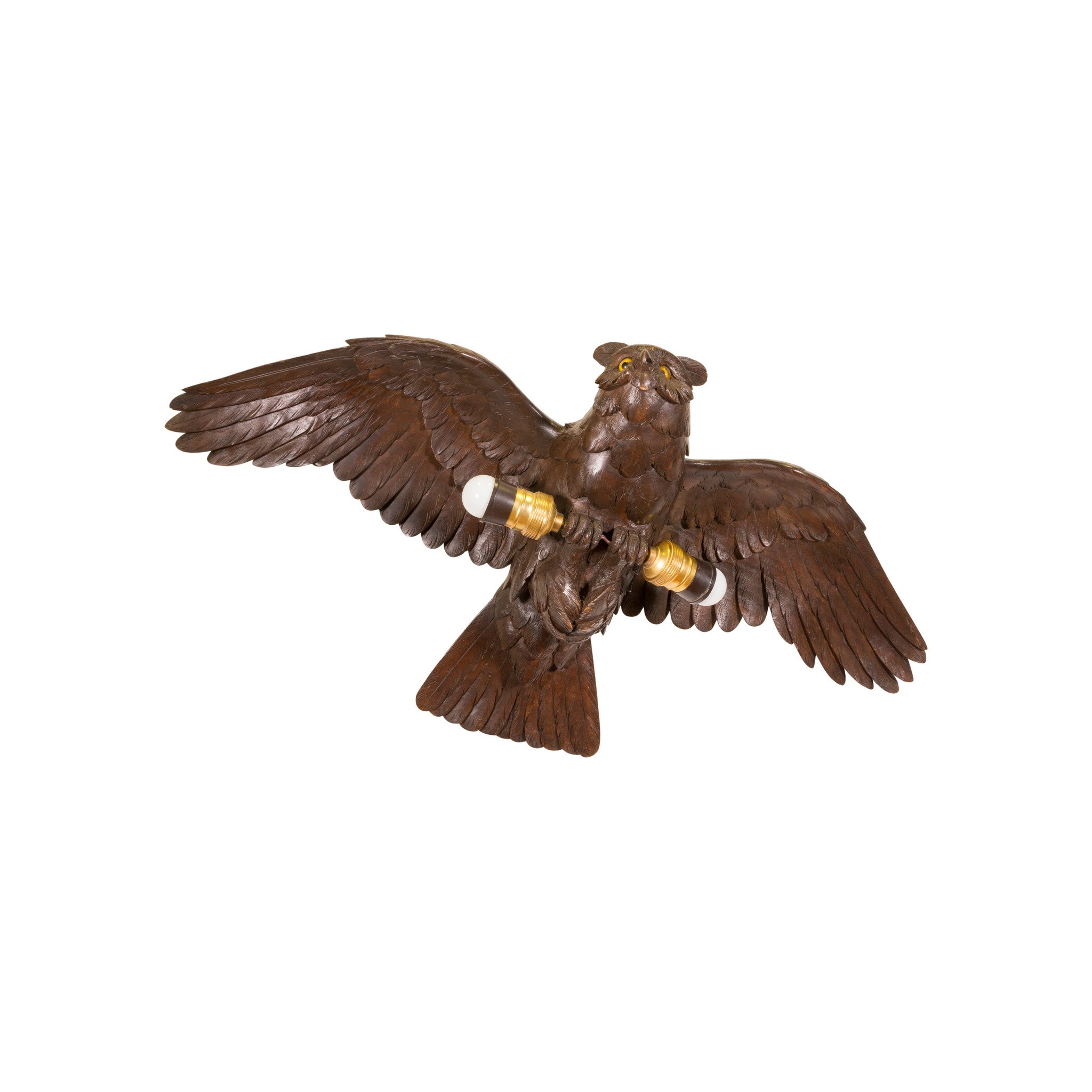 Black Forest Hanging Owl Chandelier