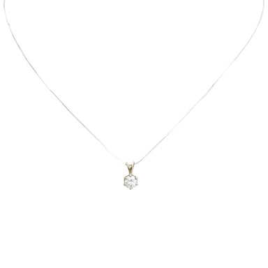 14k Gold Diamond Necklace, Jewelry, Necklace, Estate