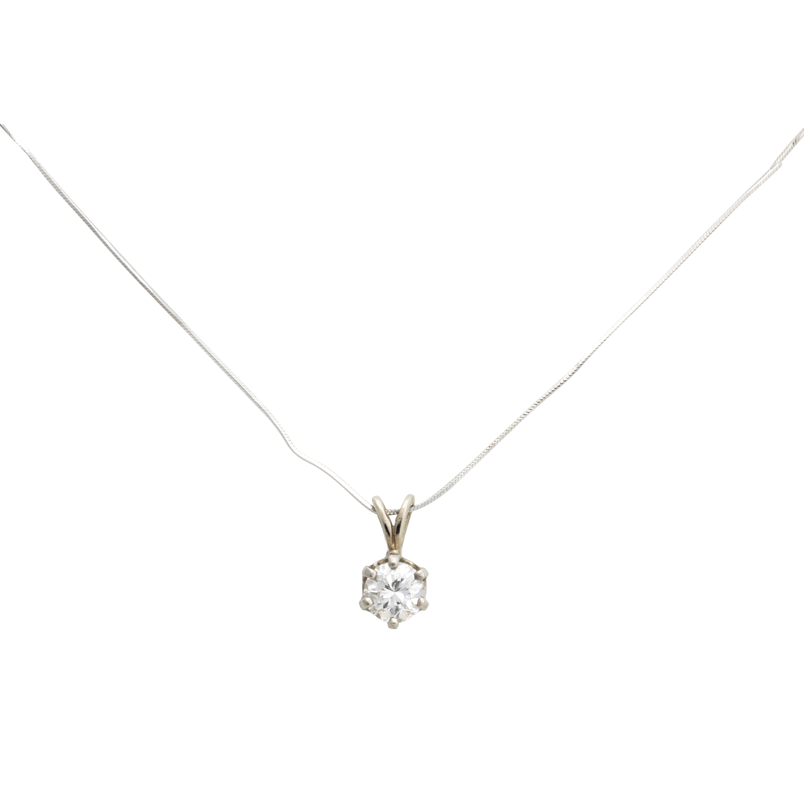 14k Gold Diamond Necklace