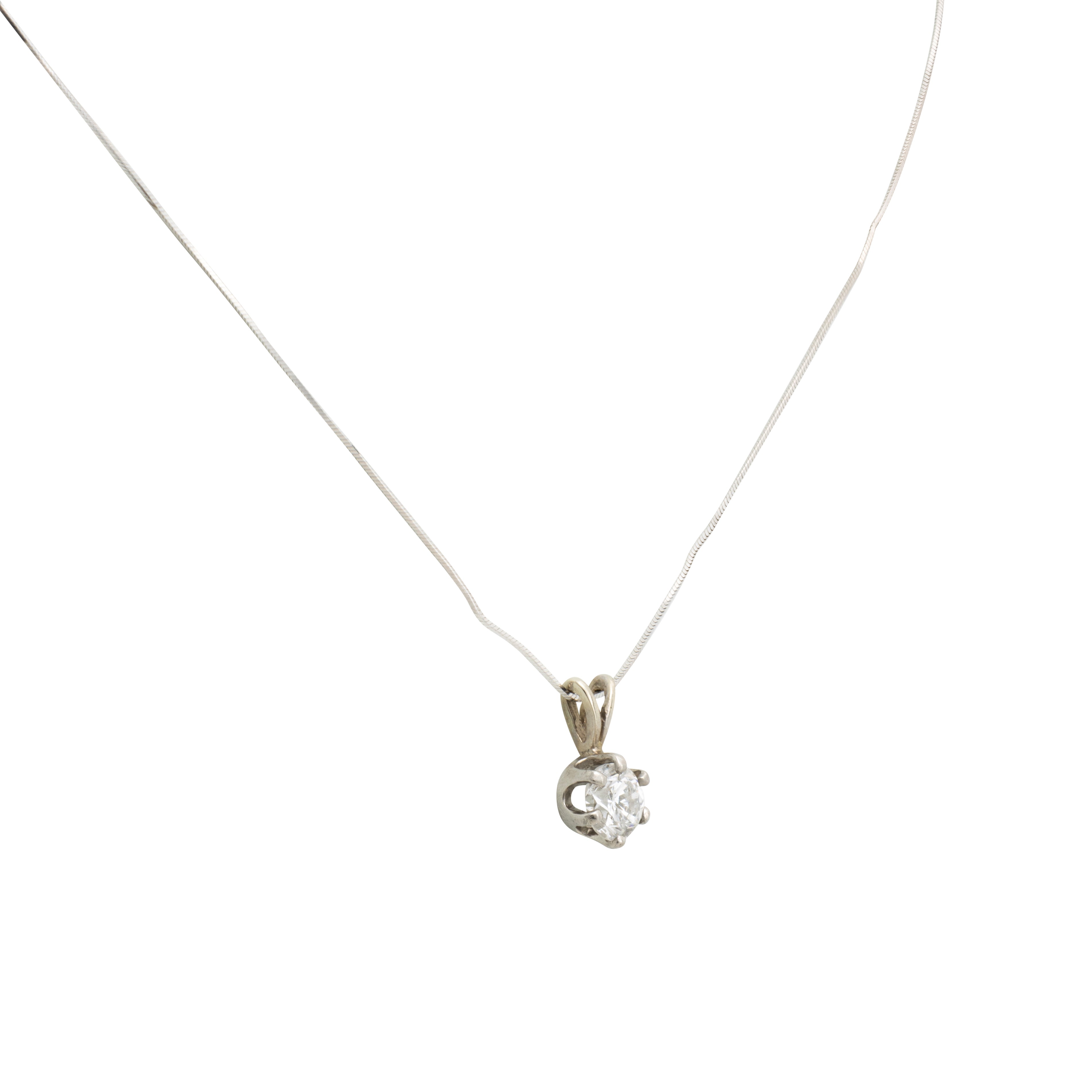 14k Gold Diamond Necklace