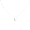 10k White Gold Diamond Necklace