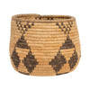 Apache Cylincrical Basket, Native, Basketry, Vertical