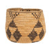 Apache Cylincrical Basket, Native, Basketry, Vertical