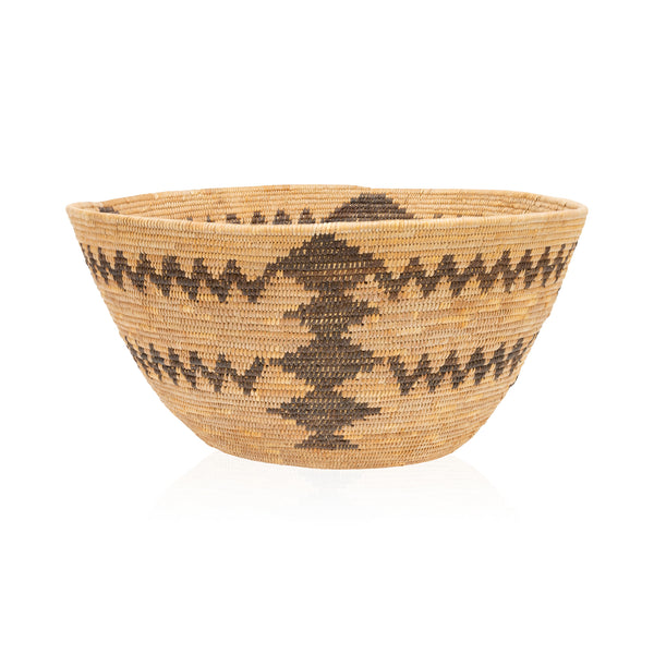 Mono Basketry Bowl, Native, Basketry, Vertical