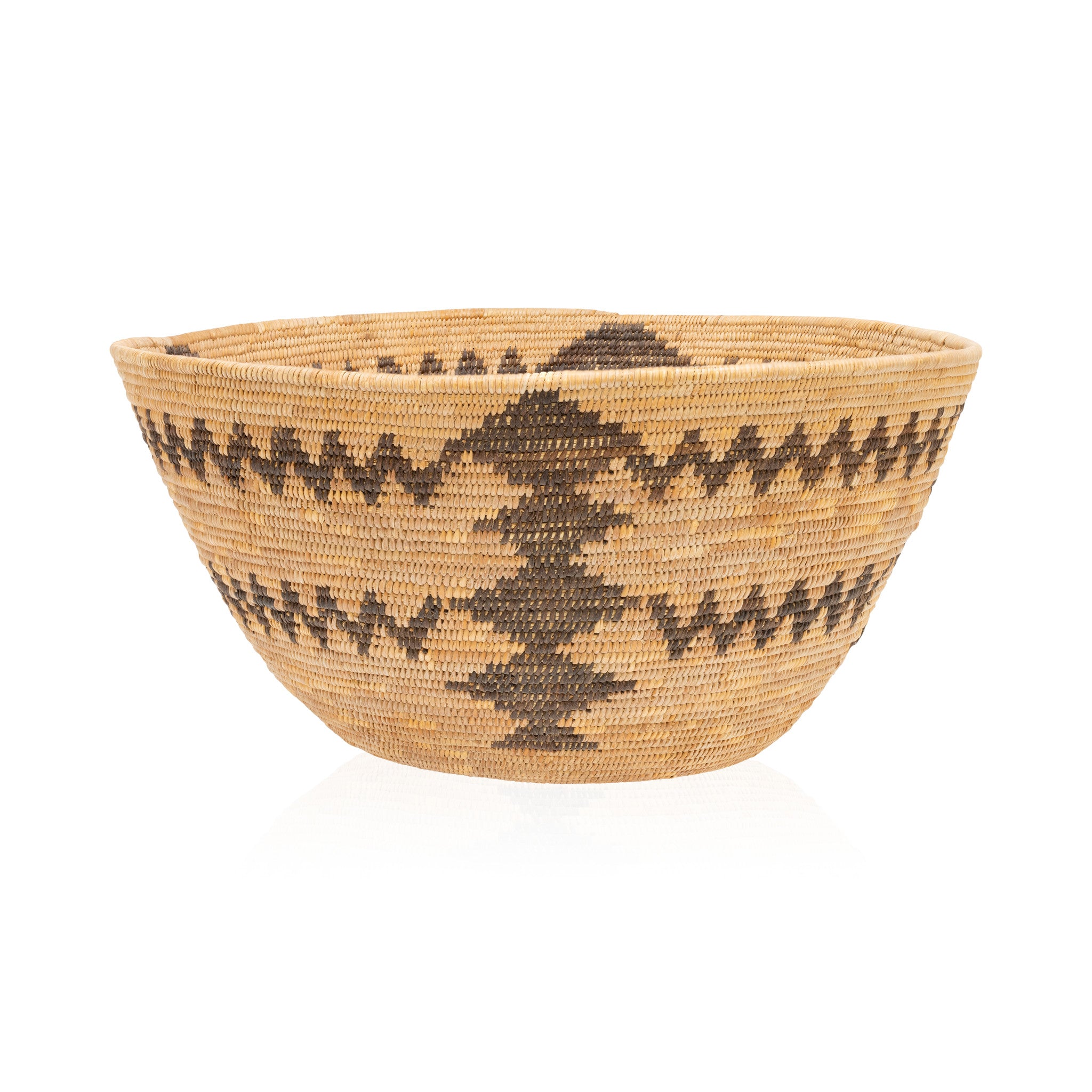 Mono Basketry Bowl, Native, Basketry, Vertical