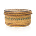 Makah Lidded Basket, Native, Basketry, Vertical
