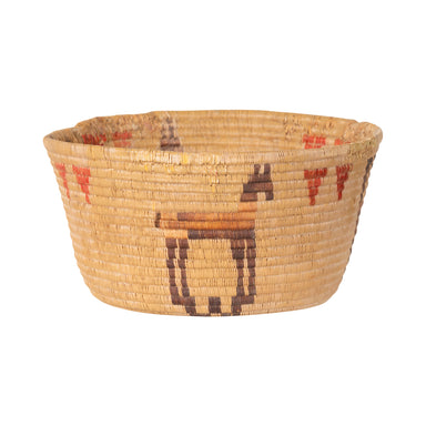 Pictorial Panamint Basket, Native, Basketry, Vertical