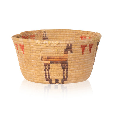 Pictorial Panamint Basket, Native, Basketry, Vertical