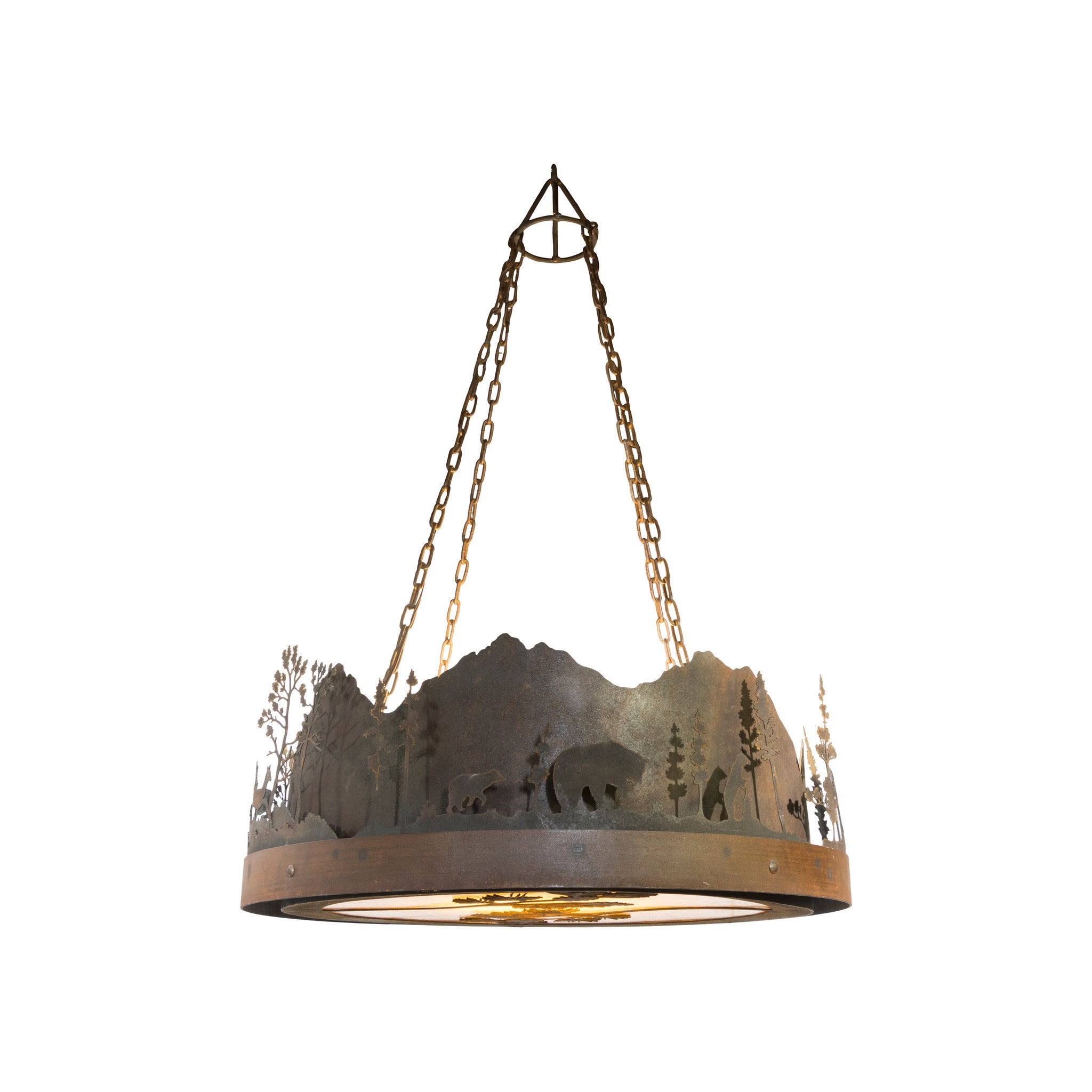 Cisco's Rustic Lodge Chandelier, Furnishings, Lighting, Ceiling Light