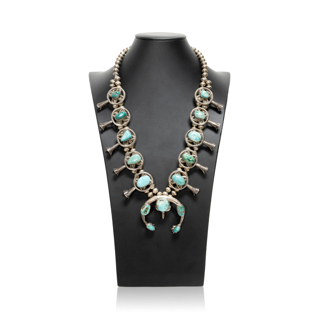 Navajo Turquoise Squash Blossom — Cisco's Gallery