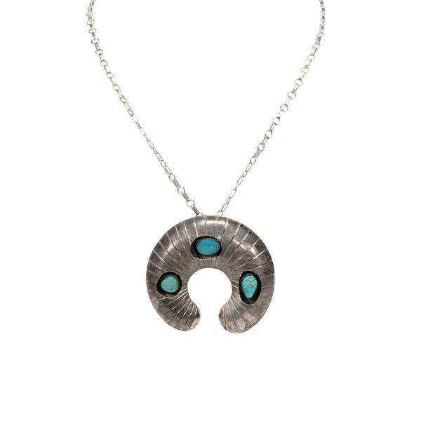 Navajo Turquoise Necklace, Jewelry, Necklace, Native