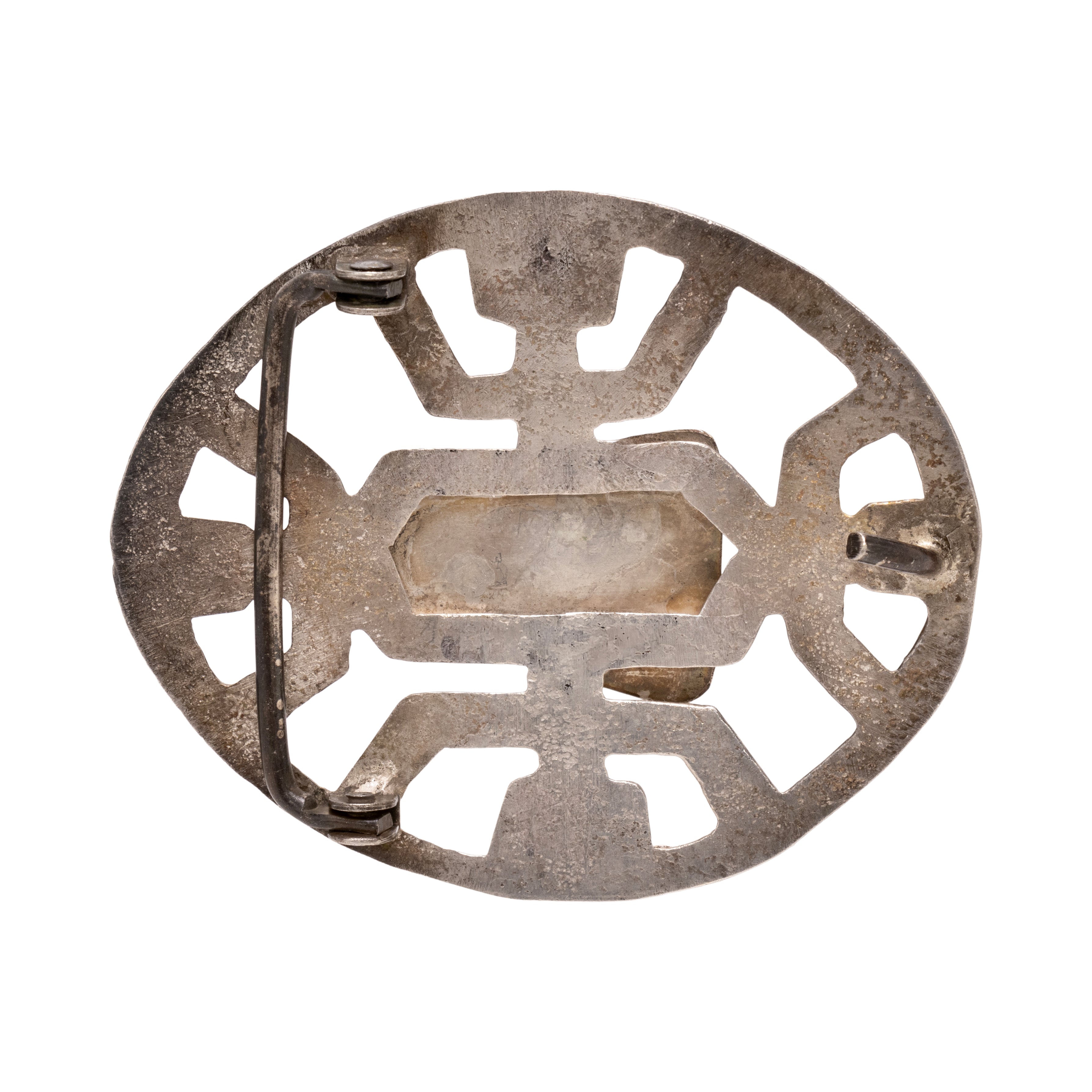 Navajo Sandcast Belt Buckle