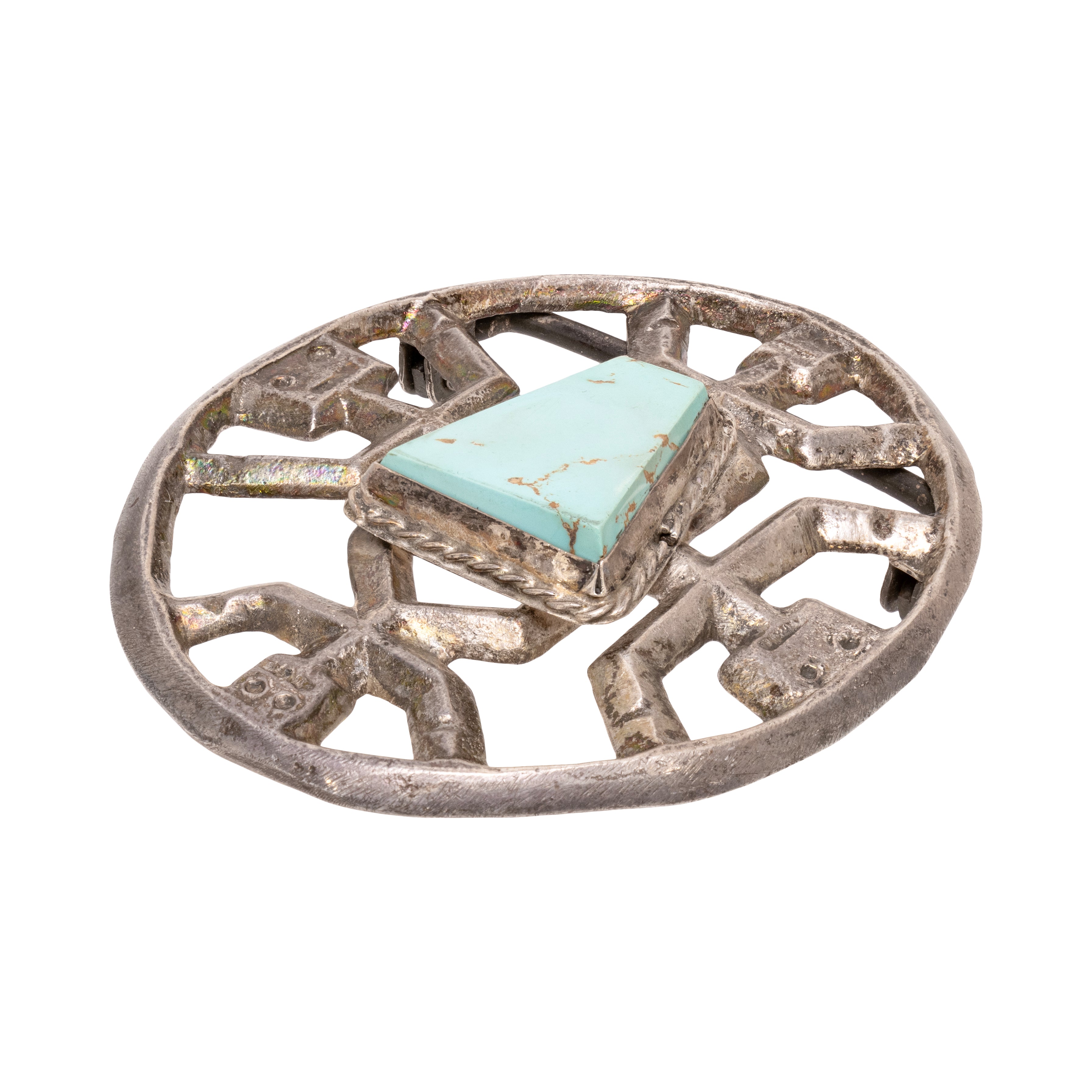 Navajo Sandcast Belt Buckle