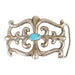 Navajo Sleeping Beauty Scroll Buckle, Jewelry, Buckle, Native