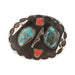 Navajo Battle Mountain Turquoise Buckle, Jewelry, Buckle, Native