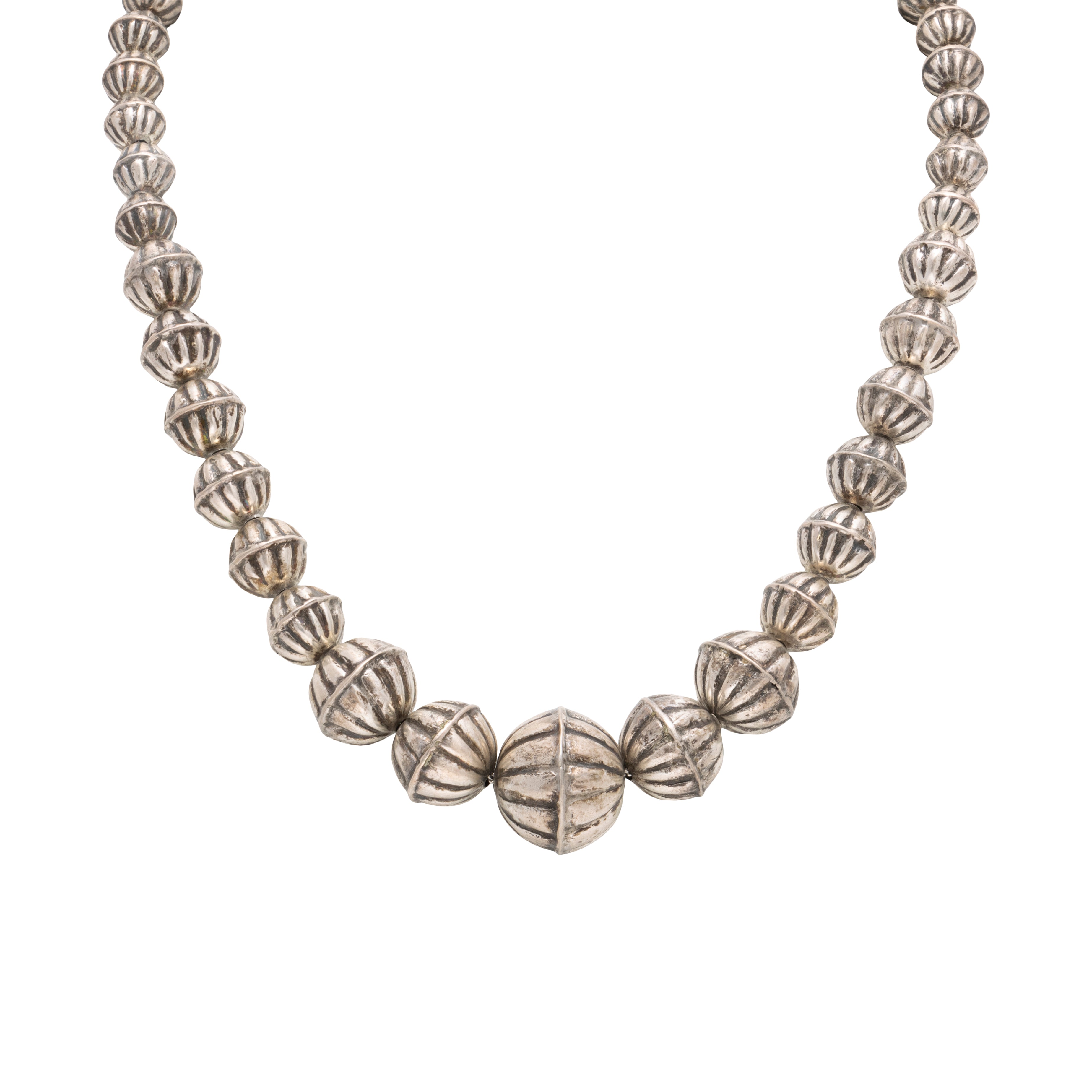 Stamped Navajo Sterling Necklace, Jewelry, Necklace, Native