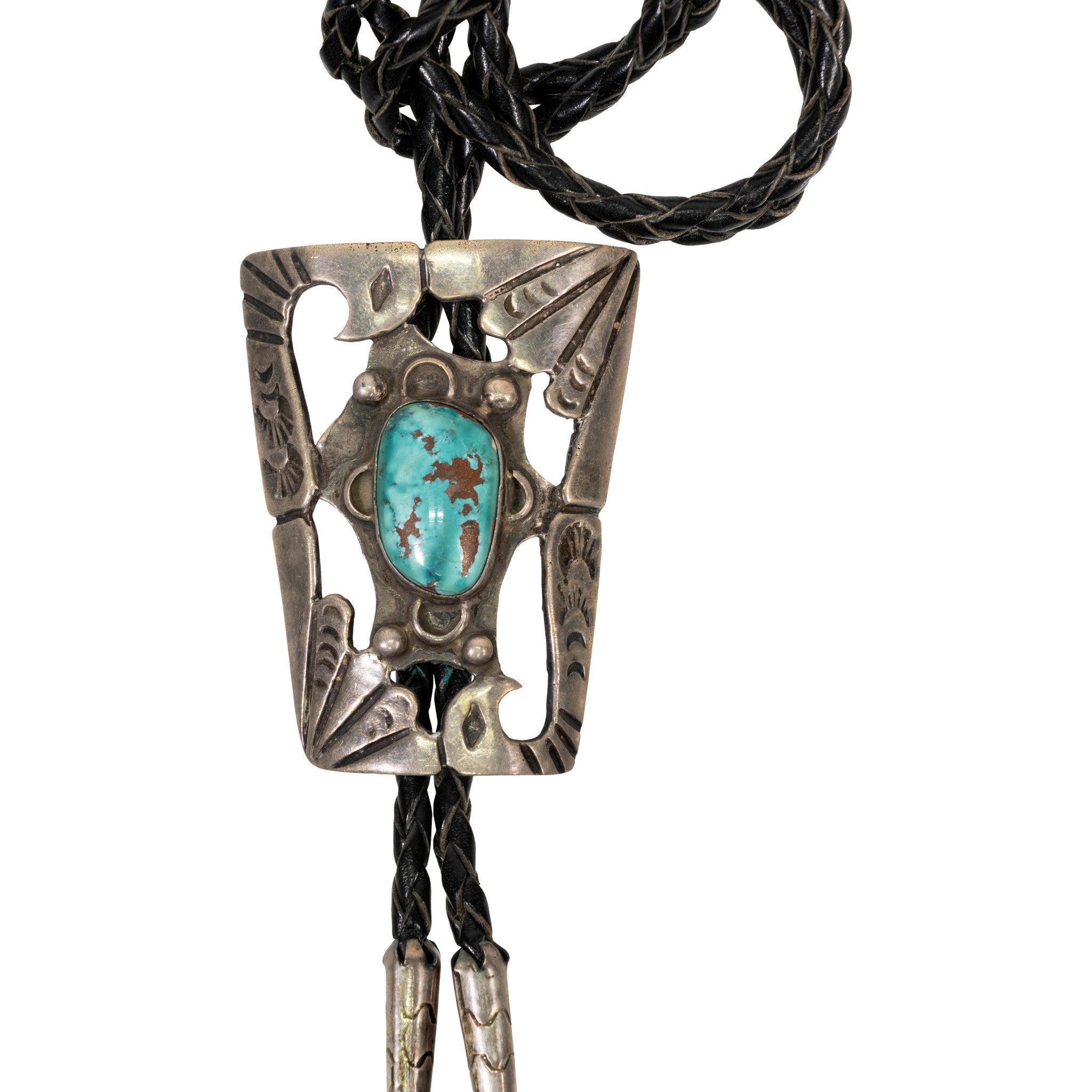 Navajo Silver Eagles Bolo