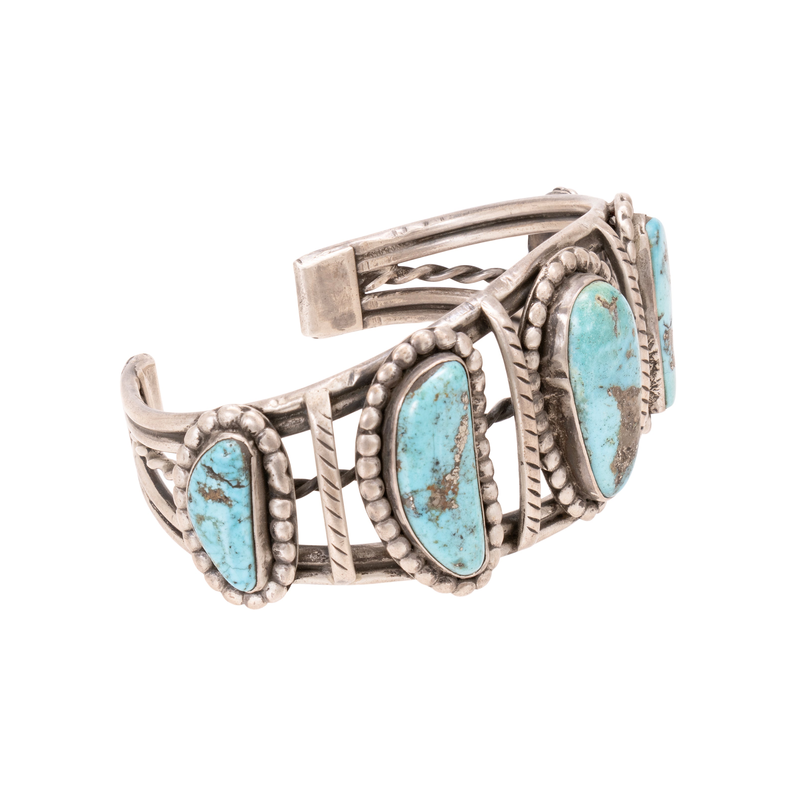 Navajo Turquoise and Silver Bracelet