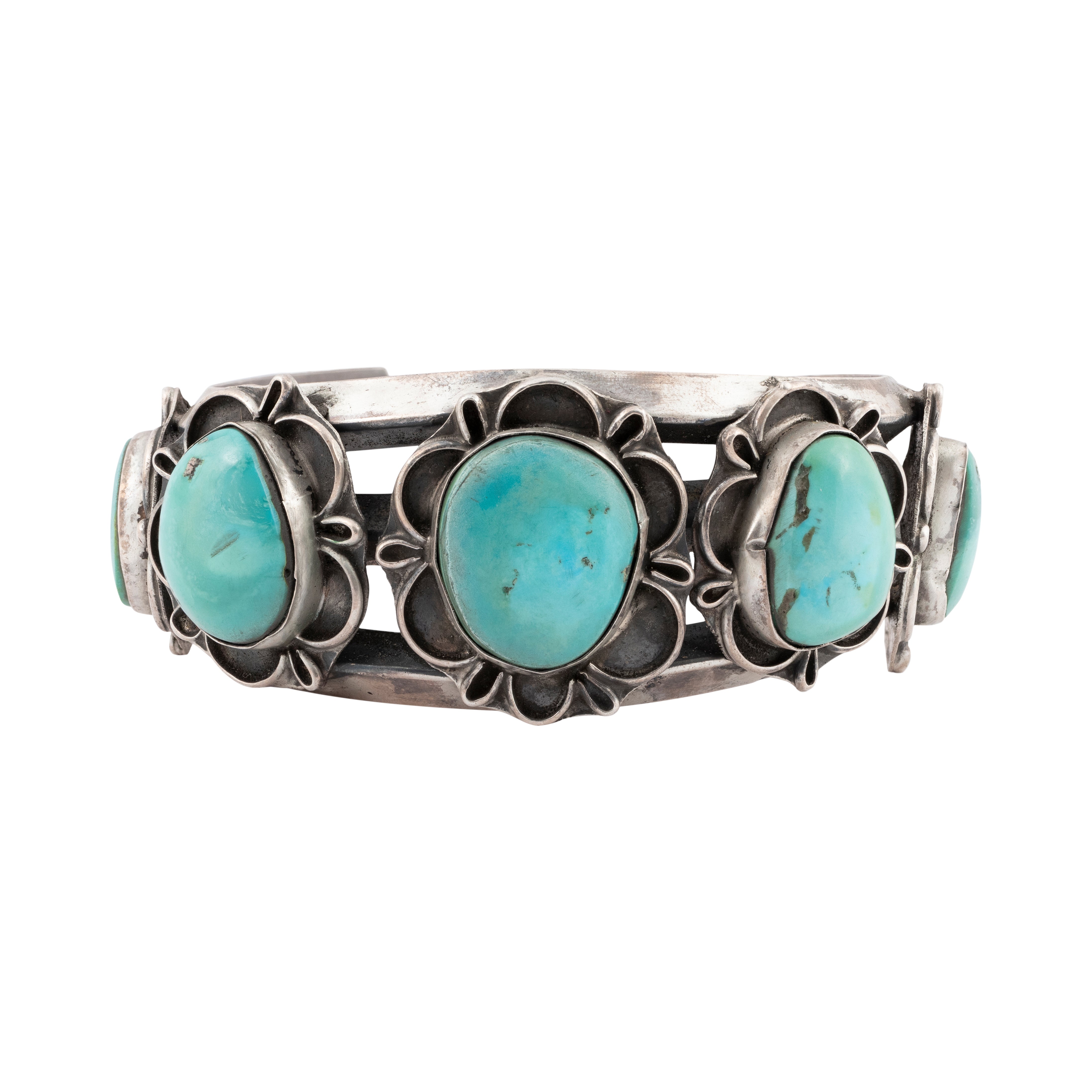 Navajo Kingman Turquoise Bracelet, Jewelry, Bracelet, Native
