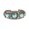 Navajo Kingman Turquoise and Sterling Bracelet, Jewelry, Bracelet, Native