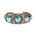 Navajo Kingman Turquoise and Sterling Bracelet, Jewelry, Bracelet, Native