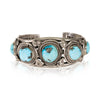 Navajo Kingman Turquoise and Sterling Bracelet, Jewelry, Bracelet, Native