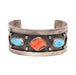 Navajo Coral and Turquoise Bracelet, Jewelry, Bracelet, Native