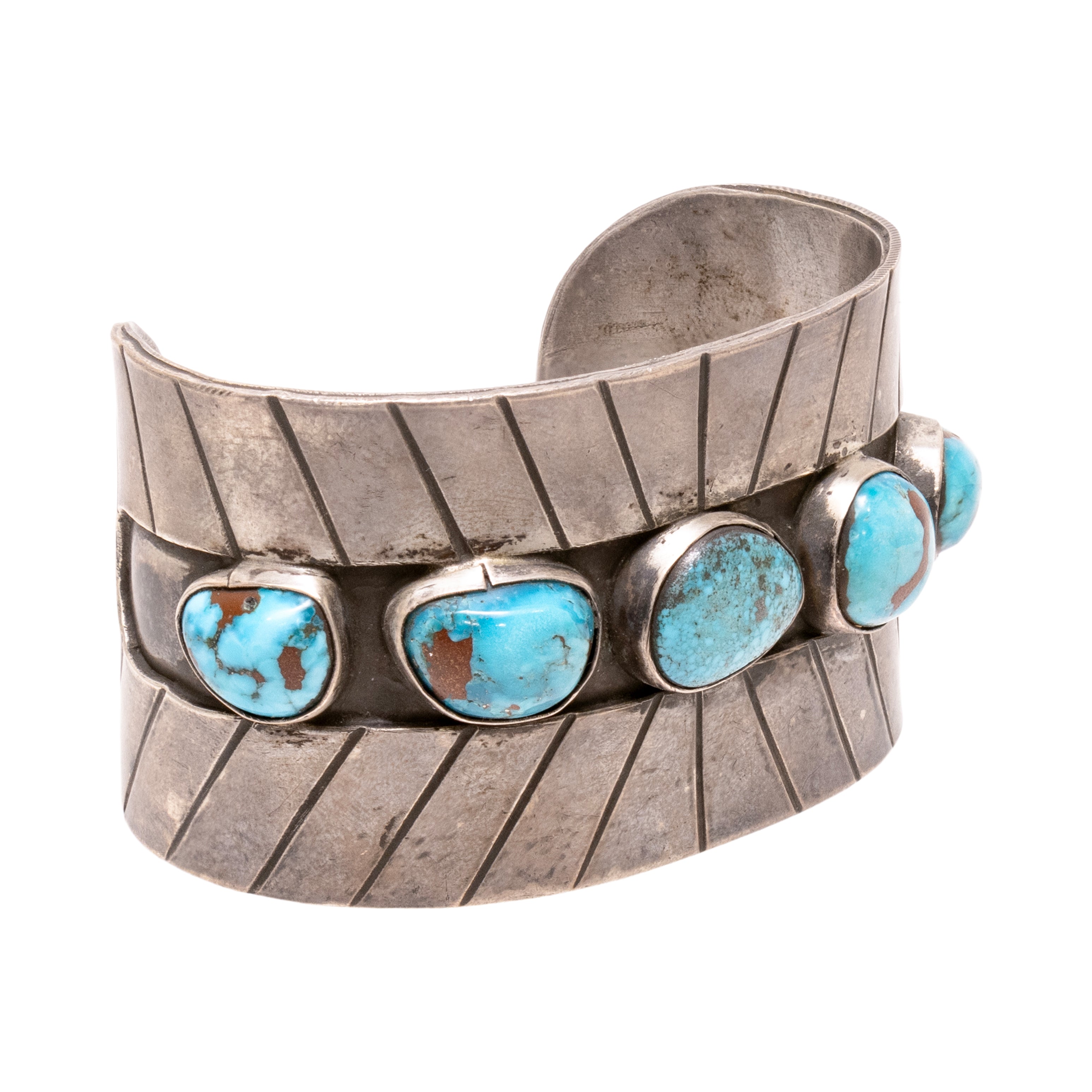Navajo Five-Stone Turquoise Bracelet