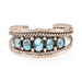 Navajo Turquoise and Silver Bracelet, Jewelry, Bracelet, Native