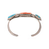 Navajo Sleeping Beauty and Coral Bracelet