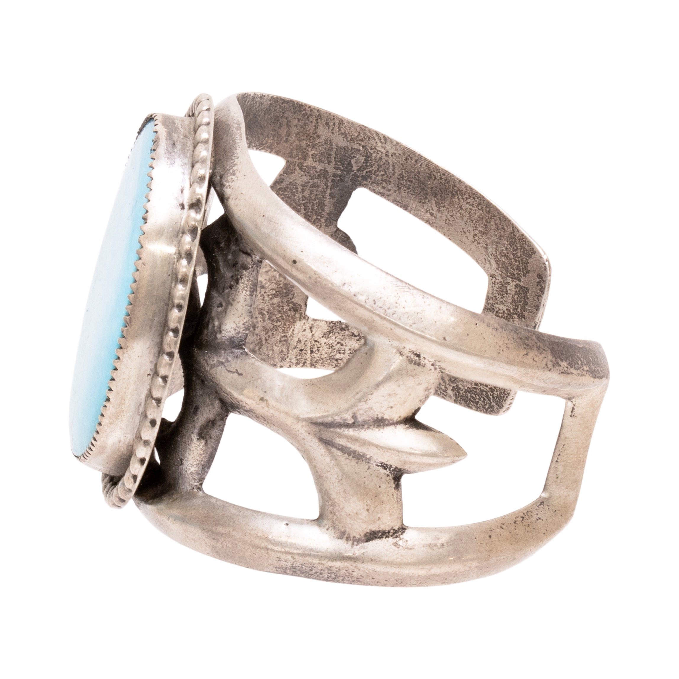 Navajo Slab Sand Cast Bracelet
