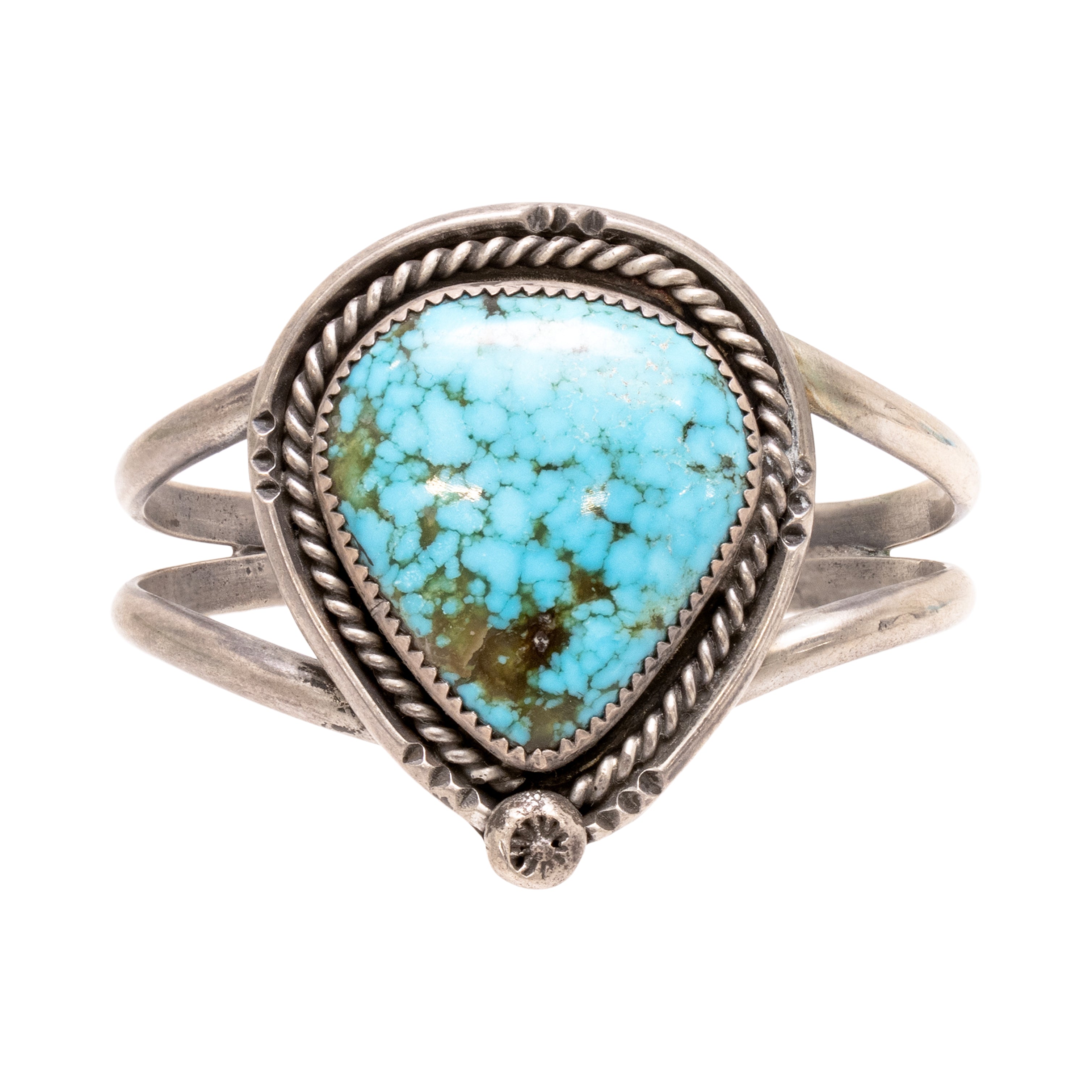 Navajo Single Slab Bracelet, Jewelry, Bracelet, Native