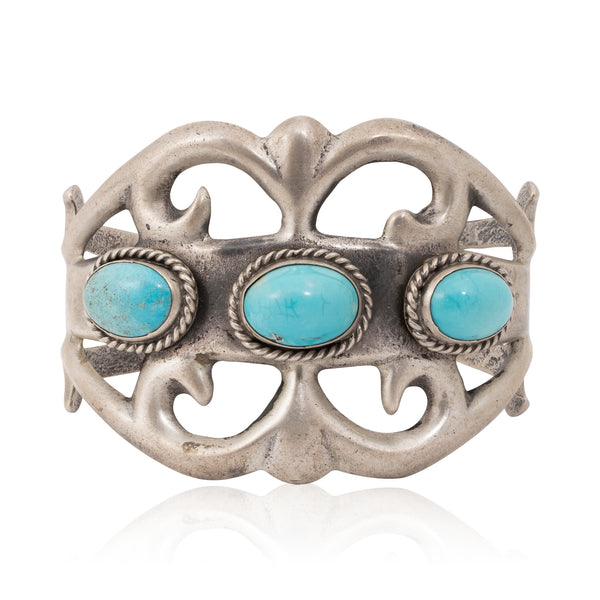 Sand Cast Openwork Bracelet, Jewelry, Bracelet, 