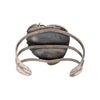 Navajo Turquoise Bracelet with Leaf Wrap