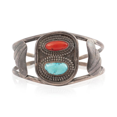 Coral and Turquoise Bracelet, Jewelry, Bracelet, Native
