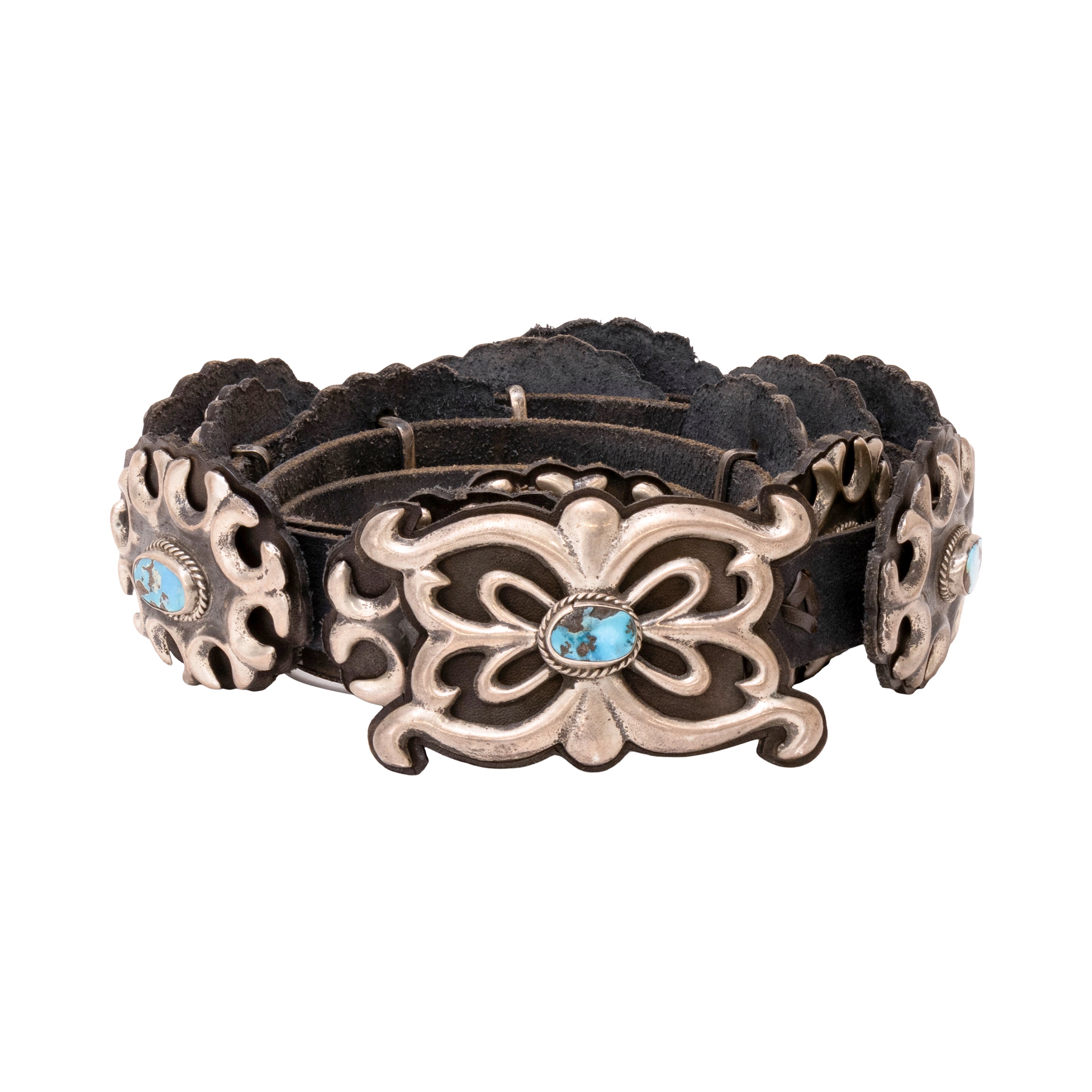 Navajo Sandcast Concho  Belt