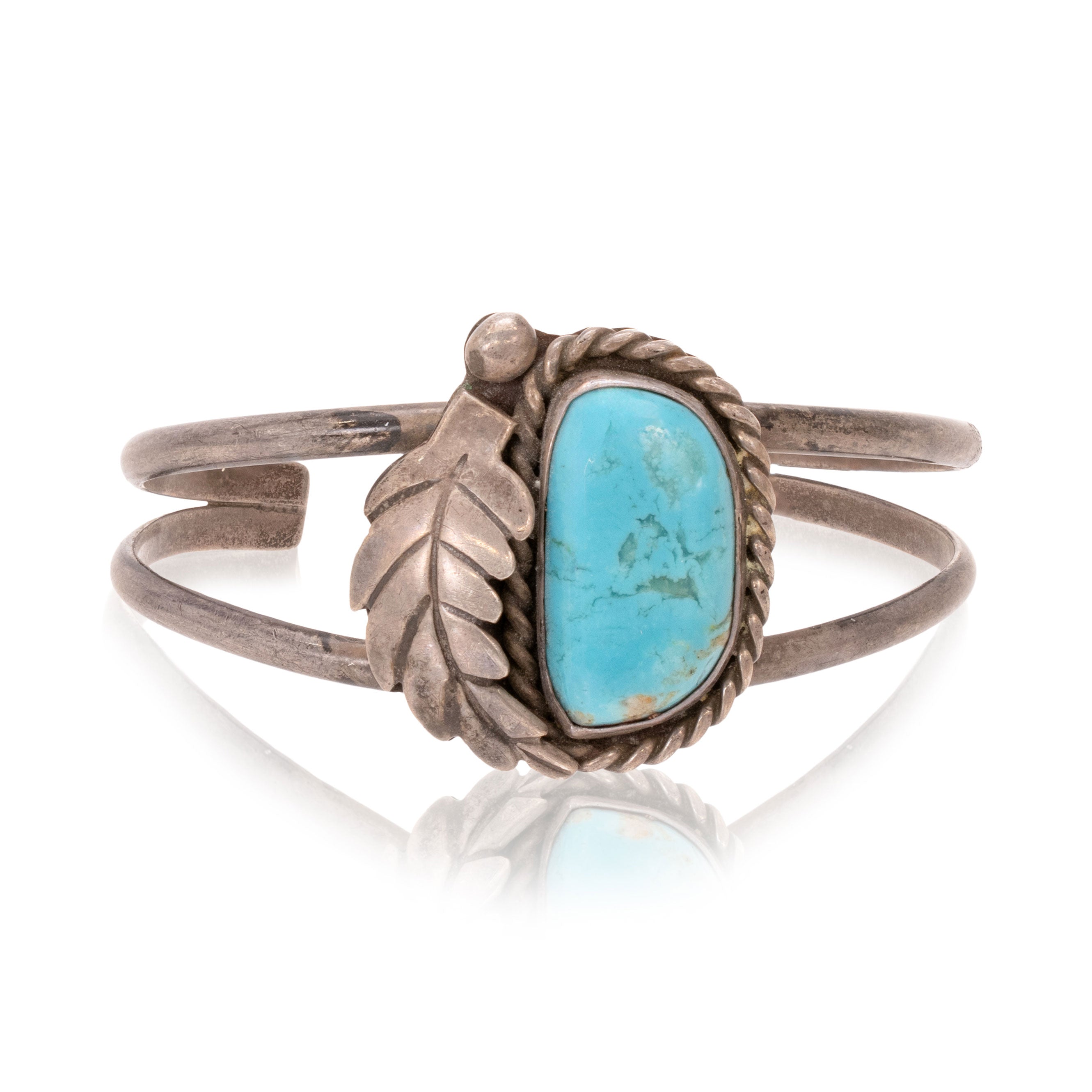 Turquoise and Sterling Bracelet, Jewelry, Bracelet, Native