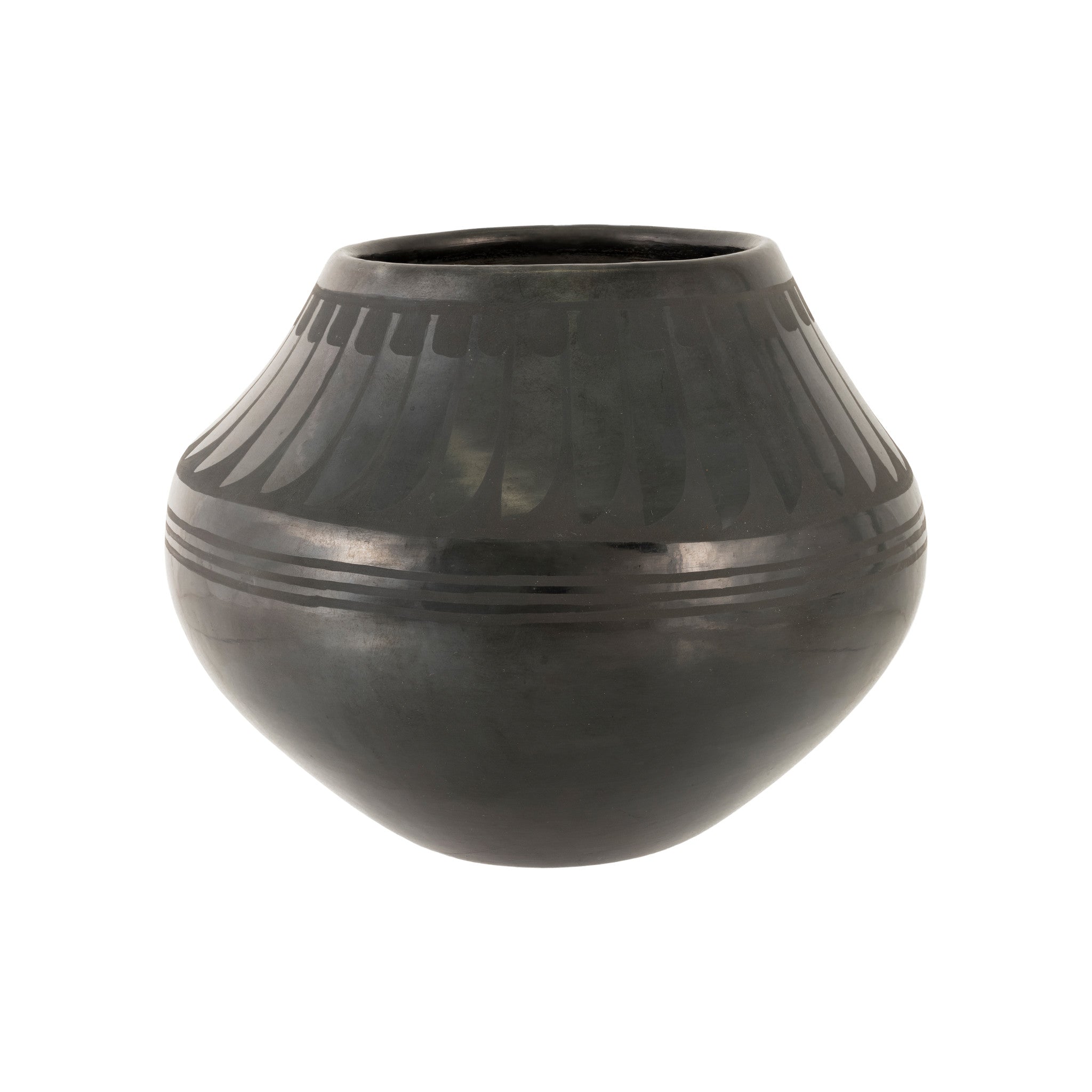 Santana and Adam Martinez Black Ware Jar
