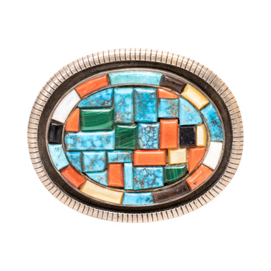 Zuni Belt Buckle, Jewelry, Buckle, Native
