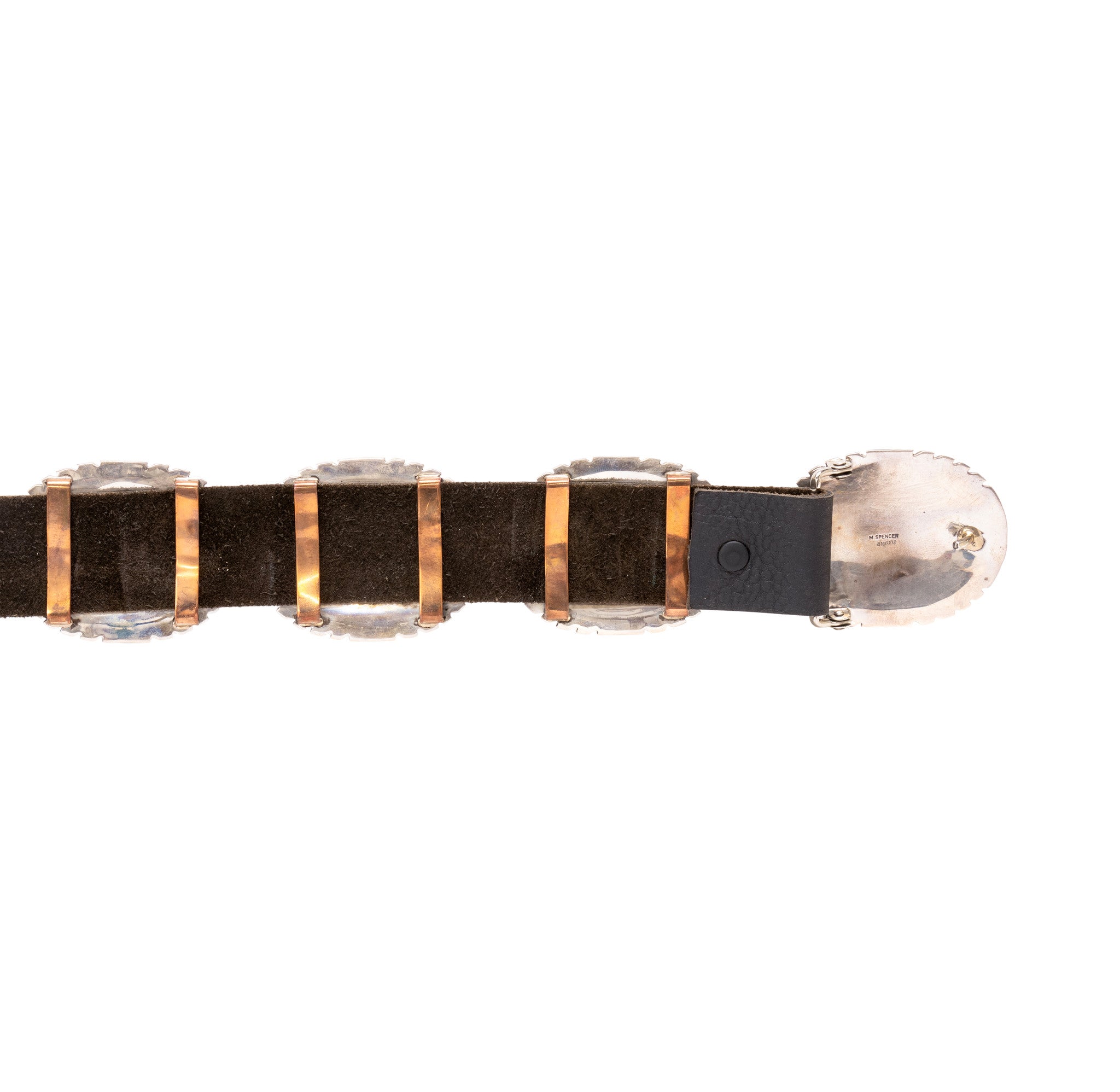 Navajo Kingman Mine Concho Belt — Cisco's Gallery